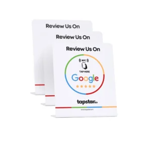 Tapstar Pro 3 Google review stand - White Color